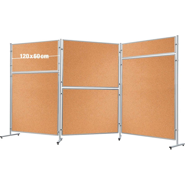 4016946196475 - Stellwand ECO doppelseitig braun 1200 x 600 cm 4016946196475 FRANKEN EL-UTK60
