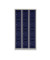 Schließfachschrank MonoBloc ML09T4505, Metall, 3 Abteile mit 12 Fächern, abschließbar, 90x170cm (BxH), blau