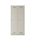 Spind MonoBloc MLD08D1645, Metall, 2 Abteile mit 2 Fächern, abschließbar, 81x170cm (BxH), lichtgrau