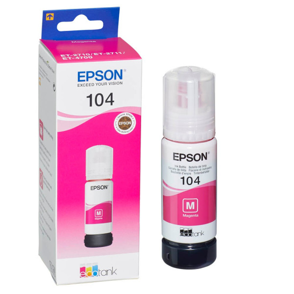 8715946655826 - Liderpapel - Epson C13T00P340 Original Tintenbehälter 104 Magenta EcoTank (C13T00P340)