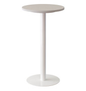 Stehtisch MDE60.13.13 110cm (H), Ø 60cm (BxT), rund, weiß / weiß