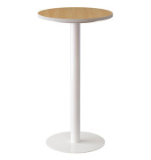Stehtisch MDE60.13.23 110cm (H), Ø 60cm (BxT), rund, buche / weiß