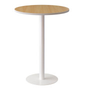 Stehtisch MDE80.13.23 110cm (H), Ø 80cm (BxT), rund, buche / weiß