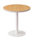 Beistelltisch, 60cm (H), 60x60cm (BxT), rund, buche / weiß
