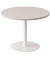 Beistelltisch, 60cm (H), 80x80cm (BxT), rund, wei&szlig; / wei&szlig;