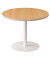 Beistelltisch G80.13.23, 60cm (H), 80x80cm (BxT), rund, buche / weiß
