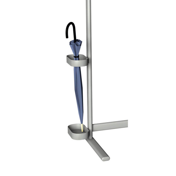 4044917427136 - Schirmständer Sevilla 6187 Metall eckig silber 4044917427136 Kerkmann