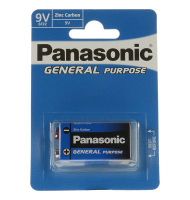 Panasonic Batterie General Purpose E-Block 9,0 V