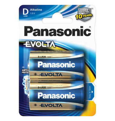 Batterien Evolta, D / Mono / LR20, 1,5 Volt Batterien Evolta, D / Mono / LR20, 1,5 Volt