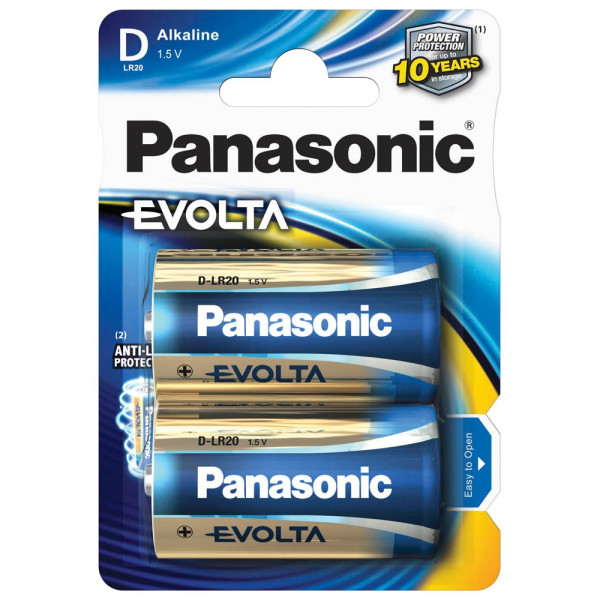5410853045120 - Evolta Batterie die neue Alkaline Batterien Mono D LR20 - Panasonic