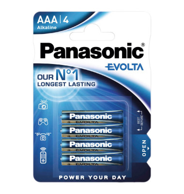 Batterien Evolta, AAA / Micro / LR03, 1,5 Volt Batterien Evolta, AAA / Micro / LR03, 1,5 Volt