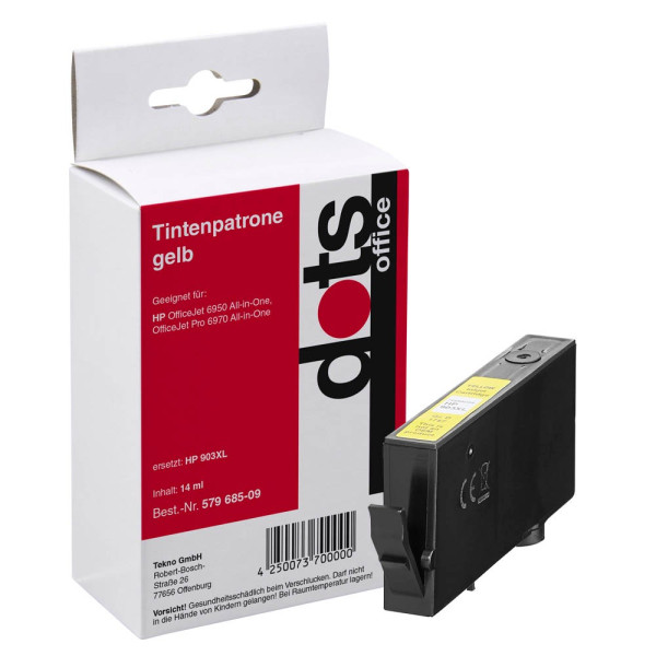 4250073732490 - Druckerpatrone 17570009-DOTS kompatibel zu HP 903XL gelb 4250073732490 Dots 4250073732490 - Druckerpatrone 17570009-DOTS kompatibel zu HP 903XL gelb 4250073732490 Dots