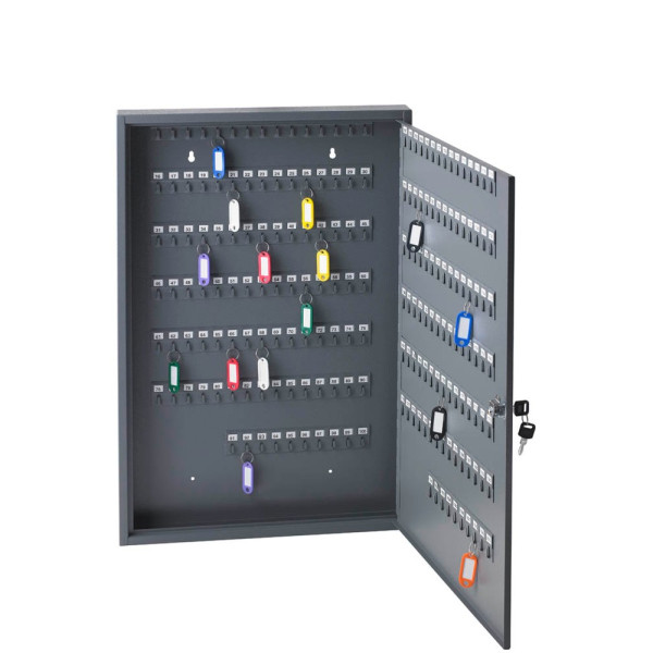 4007735897338 - ALCO Schlüsselkasten grau mit 200 Haken Zylinderschloss 450 x 50 x 680 cm 1 St