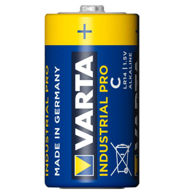 Batterie INDUSTRIAL PRO, C / Baby / LR14, 1,5 Volt