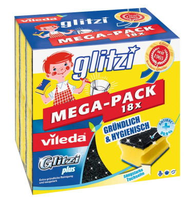 Topfreiniger Glitzi plus MEGA-PACK 18x