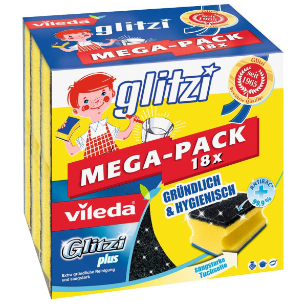 4023103186002 - Topfreiniger Glitzi plus MEGA-PACK 18x 4023103186002 325953 18 Stück 4023103186002 - Topfreiniger Glitzi plus MEGA-PACK 18x 4023103186002 325953 18 Stück