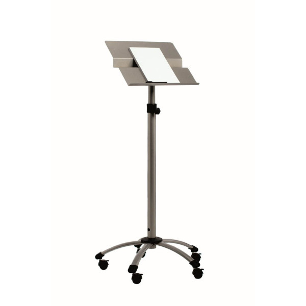 8427951030801 - Stehpult ECO höhenverstellbar 105-145cm (H) 62x62cm (BxT) rechteckig grau   silber 8427951030801 Rocada