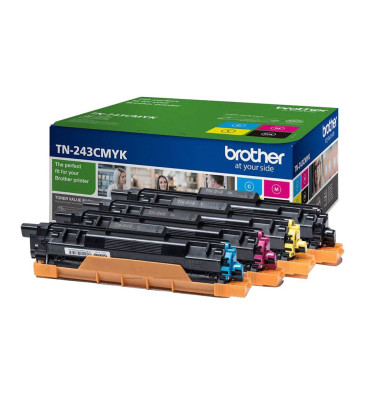 brother TN-243CMYK schwarz, cyan, magenta, gelb Toner