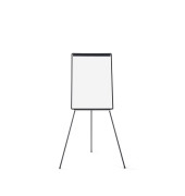 Flipchart, EA2306475, 70x100cm (BxH), grau, mit Beinen, mit 2 Seitenarmen