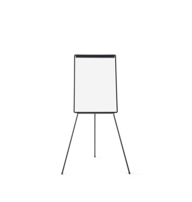 Flipchart, EA2306475, 70x100cm (BxH), grau, mit Beinen, mit 2 Seitenarmen