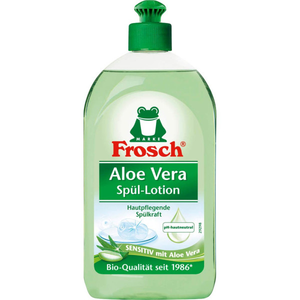 4001499964510 - Handspülmittel Aloe Vera Lotion feuchtigkeitsspendend grün Flasche mit 500 ml
