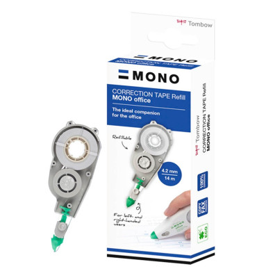 Tombow Nachfüllkassette für Korrekturroller MONO office 4,2 mm