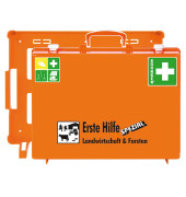 Erste-Hilfe-Kasten SPEZIAL MT-CD Landwirtschaft & Forsten DIN 13157 + branchenbezogene Zusatzerweiterung orange