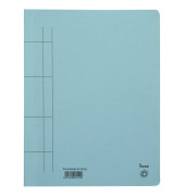 Schnellhefter 081100BL, A4, blau, Karton, 250g, Vorderdeckel opak