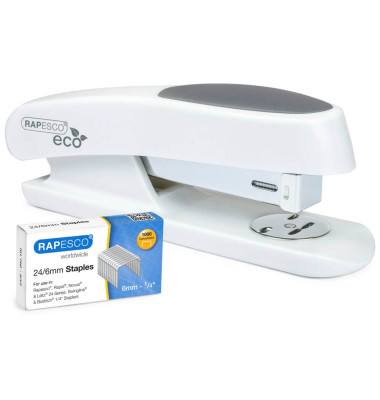 Heftgerät Eco Sting Ray 1483 weiß bis 20 Blatt für 24/6 + 26/6