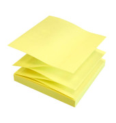 Haftnotizen 5644-34, Z-Faltung, 75x75mm, gelb, quadratisch