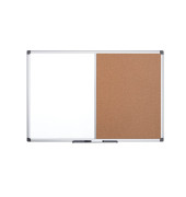 Kombitafeln MAYA KOMBI, XA1203170, 150x120cm (BxH), Kork/Whiteboard, Aluminium