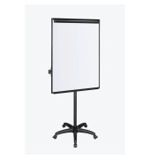 Flipchart Klassik, EA4806186, 70x100cm, grau, mit Rollen, mit 2 Seitenarmen