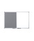 Kombitafel MAYA KOMBI XA1228170, 150x120cm, Filz + Metall (geteilt), Aluminiumrahmen, grau + weiß