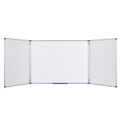 Whiteboard klappbar Maya Trio, TR01030207170, 90/180x60cm, emailliert, Aluminiumrahmen