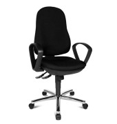 Topstar Syncro Steel Bürostuhl schwarz