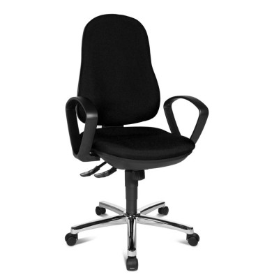 Topstar Syncro Steel Bürostuhl schwarz