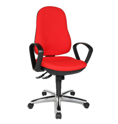 Topstar Syncro Steel Bürostuhl rot