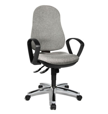 Topstar Syncro Steel Bürostuhl grau
