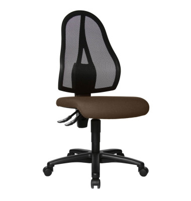 Bürostuhl Open Point P, dunkelbraun / schwarz, bis 110kg
