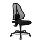 Bürostuhl Open Point P, schwarz / schwarz, bis 110kg
