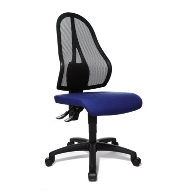 Bürostuhl Open Point P, blau / schwarz, bis 110kg
