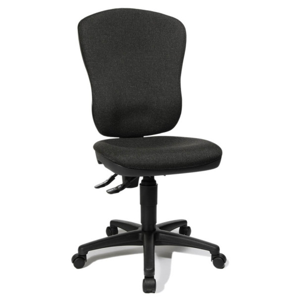 4014296542188 - - Bürodrehstuhl mit Permanentkontakt anthrazit 420 - 550 mm ohne Armlehnen Tragfähigkeit 110 kg 4014296542188 - - Bürodrehstuhl mit Permanentkontakt anthrazit 420 - 550 mm ohne Armlehnen Tragfähigkeit 110 kg