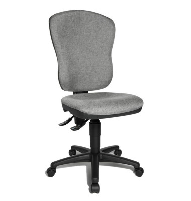 Bürostuhl Point 80, hellgrau / schwarz, bis 110kg