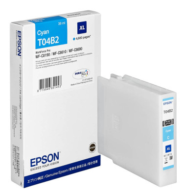 EPSON T04B2XL cyan Tintenpatrone