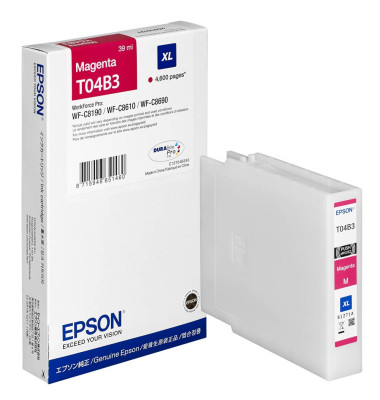 Druckerpatrone T04B3XL C13T04B340 (T04B3XL), magenta, ca. 4600 Seiten