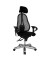 B&uuml;rostuhl Sitness 45, schwarz / chrom, mit Armlehnen, bis 110kg, mit Kopfst&uuml;tze