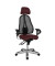 Bürostuhl Sitness 45, bordeaux / chrom, mit Armlehnen, bis 110kg