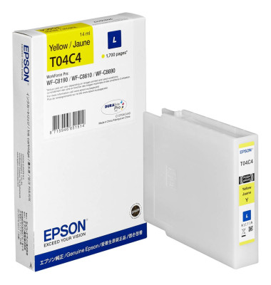 EPSON T04C4L gelb Tintenpatrone