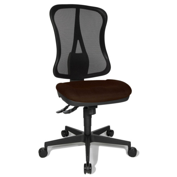 4014296734460 - Bürostuhl Head Point SY HE200 G08 B90 dunkelbraun schwarz schwarz Stoff 4014296734460 - Bürostuhl Head Point SY HE200 G08 B90 dunkelbraun schwarz schwarz Stoff