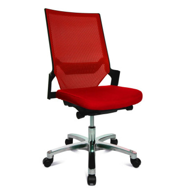 Topstar Autosynchron®-1 Alu Bürostuhl rot